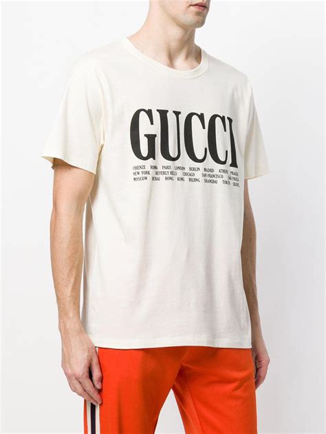 t shirt gucci cities|Gucci t shirt sale.